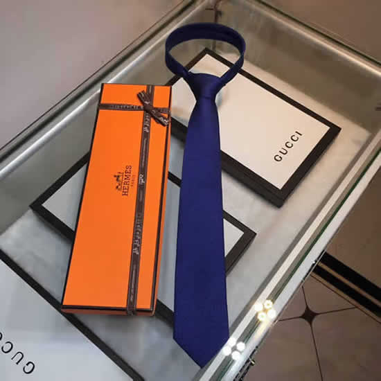 Classic Men Business Luxury Tie Replica Top Quality Hermes Ties 09